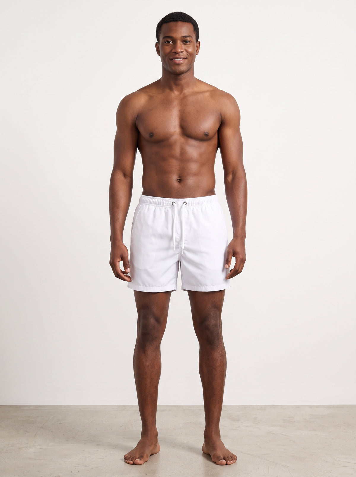 Short de bain blanc Basics Marley