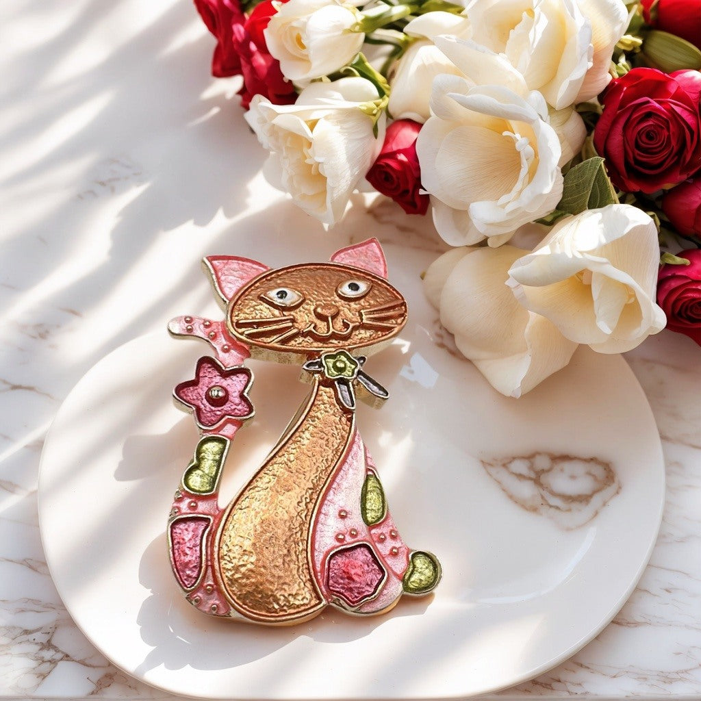 Broche " Chat "