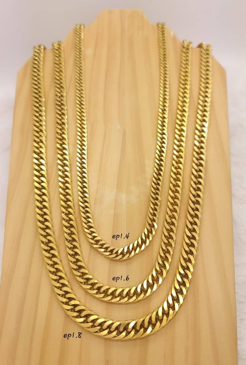 Collier acier Maille figaro