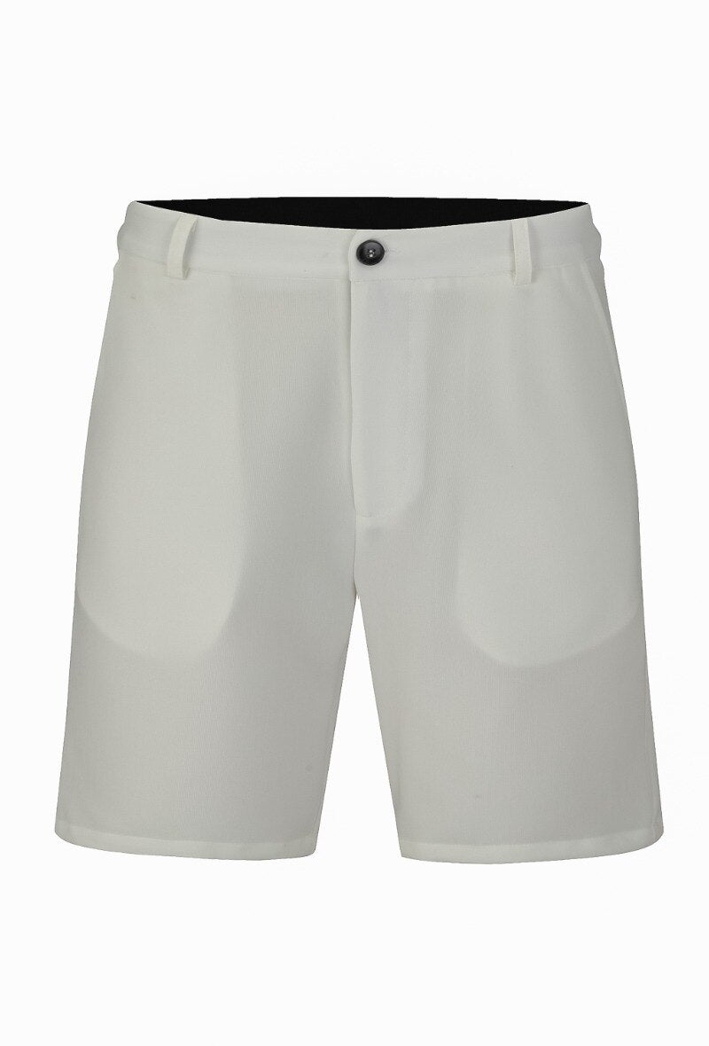 Short habillé en toile Blanc
