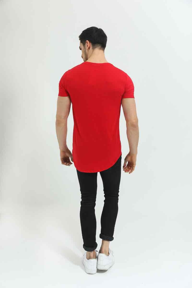 T-shirt Rouge à manches courtes