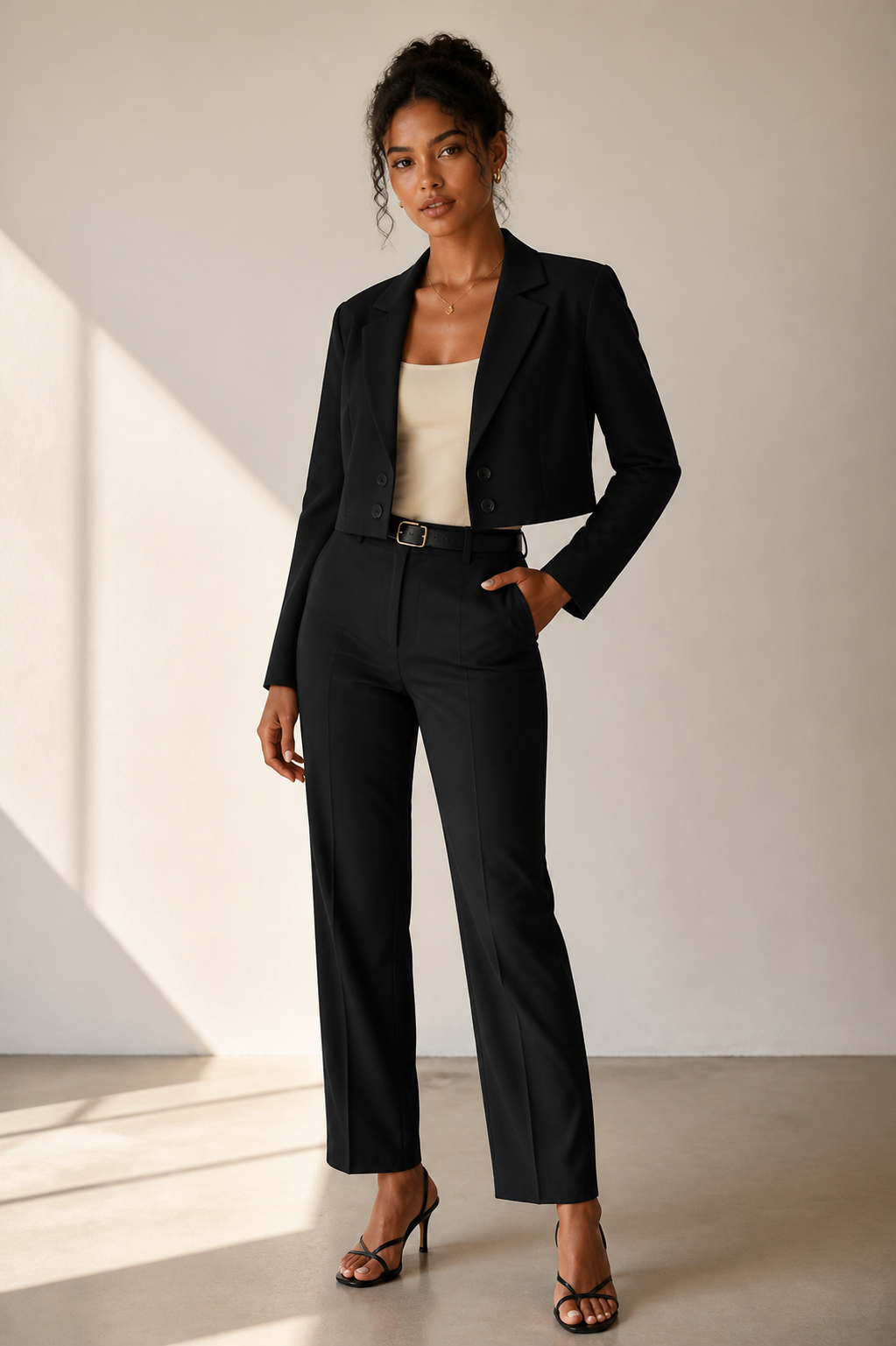 veste courte - Noir
