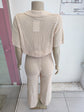 Ensemble maille beige " St Anne "