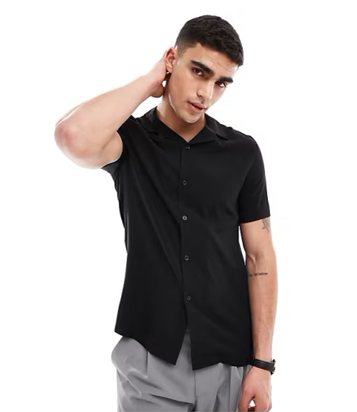 Chemise noire Marley Basics