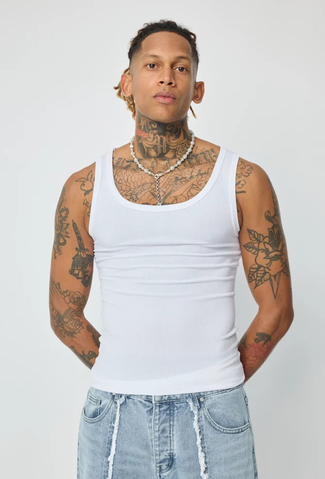 Débardeur " white basics Marley"