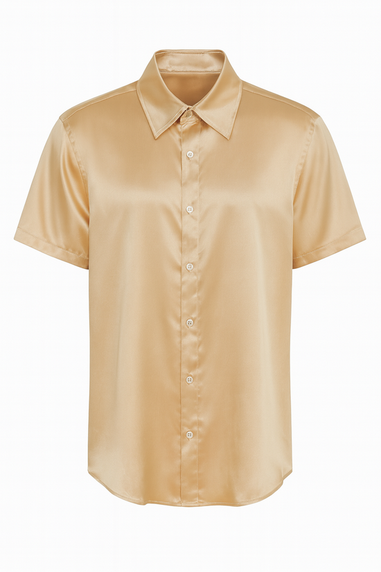 Chemise satin " Golden "