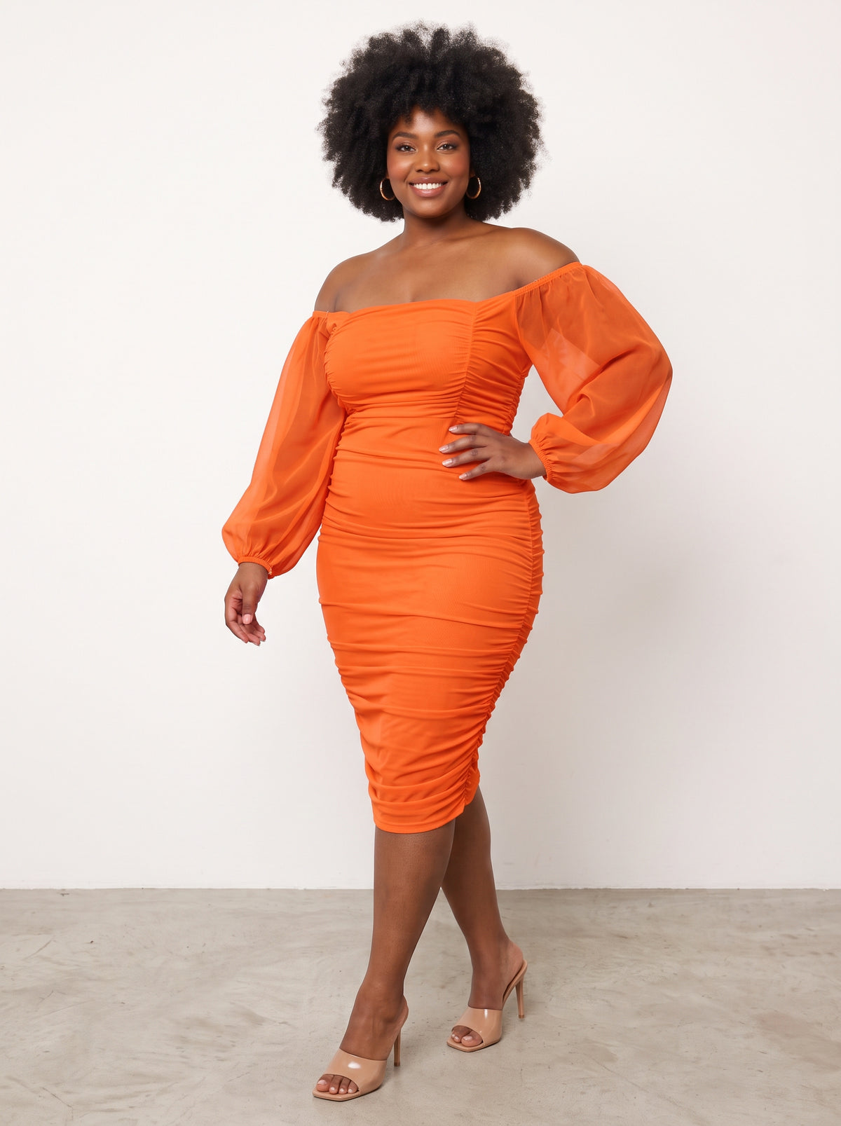Robe " Orange Mood "