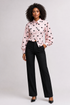 Chemise à manches longues avec col classique et coupe cintrée - Rose