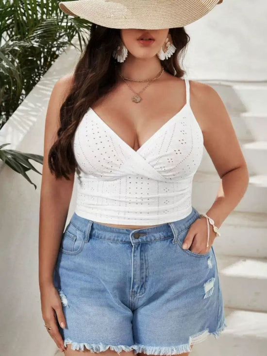 Top "La broderie Anglaise"