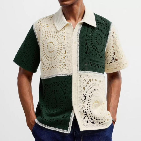 Chemise en maille blanc