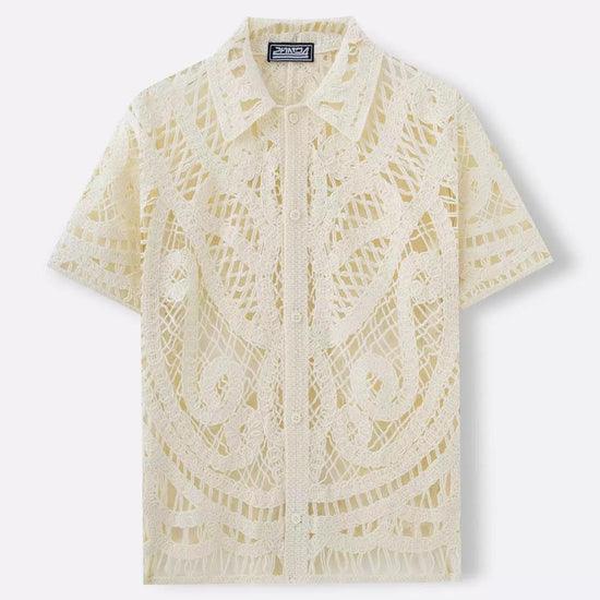Polo en maille "La Villa Bianca"
