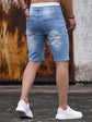 Short en jean bleu clair