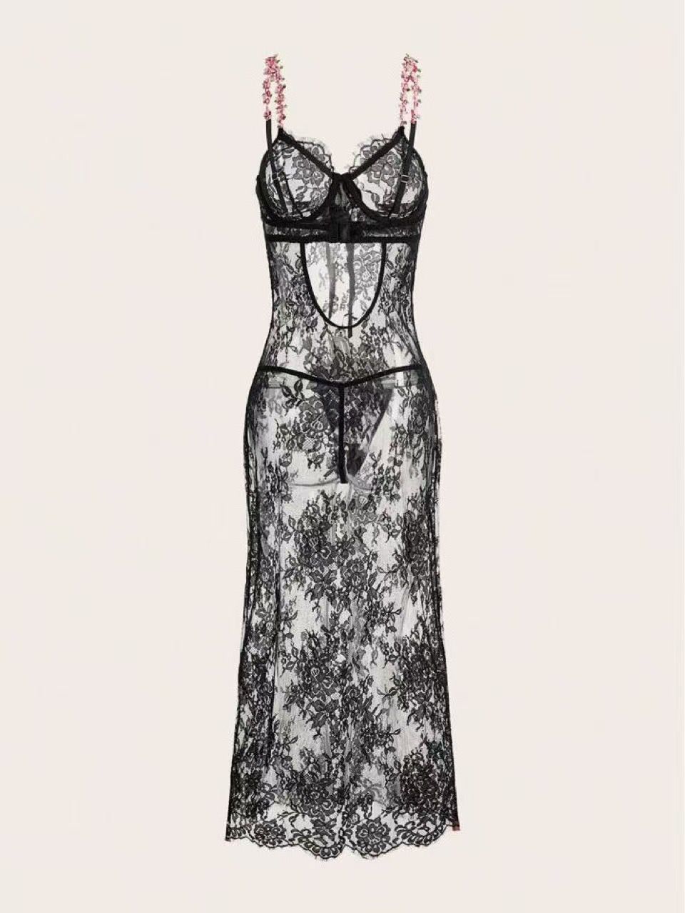 Robe dentelle " La Transparence"
