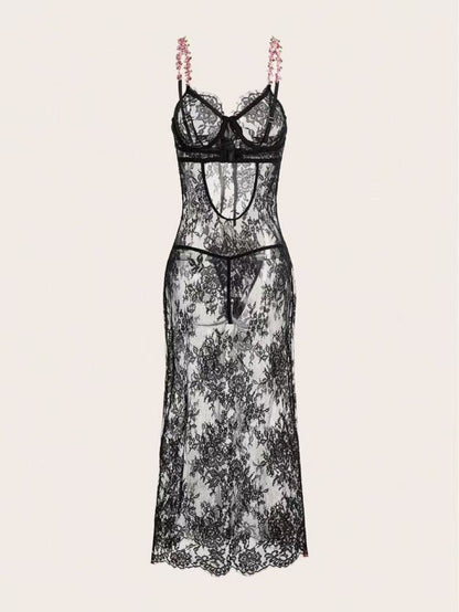 Robe dentelle " La Transparence"