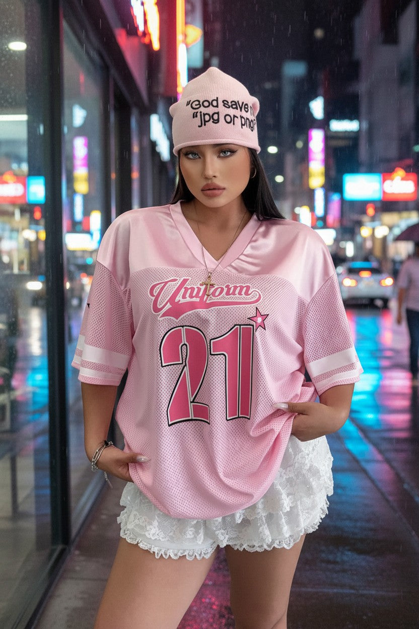 Top  "Pink Jersey"