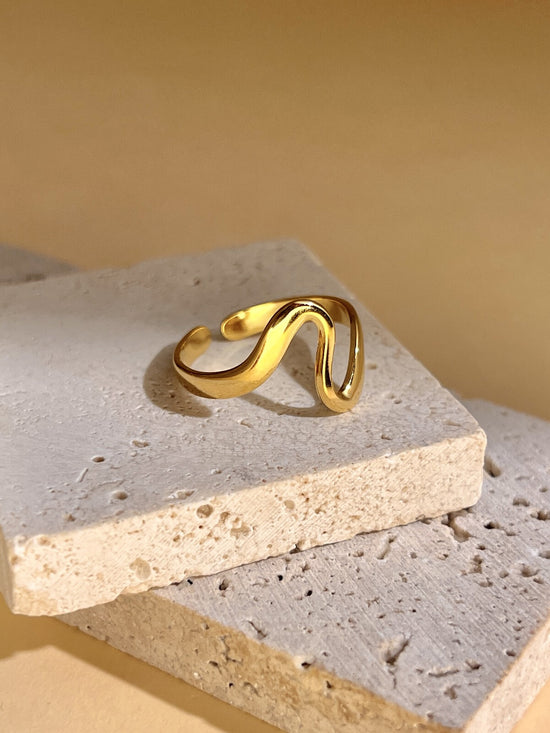 Bague "vague"