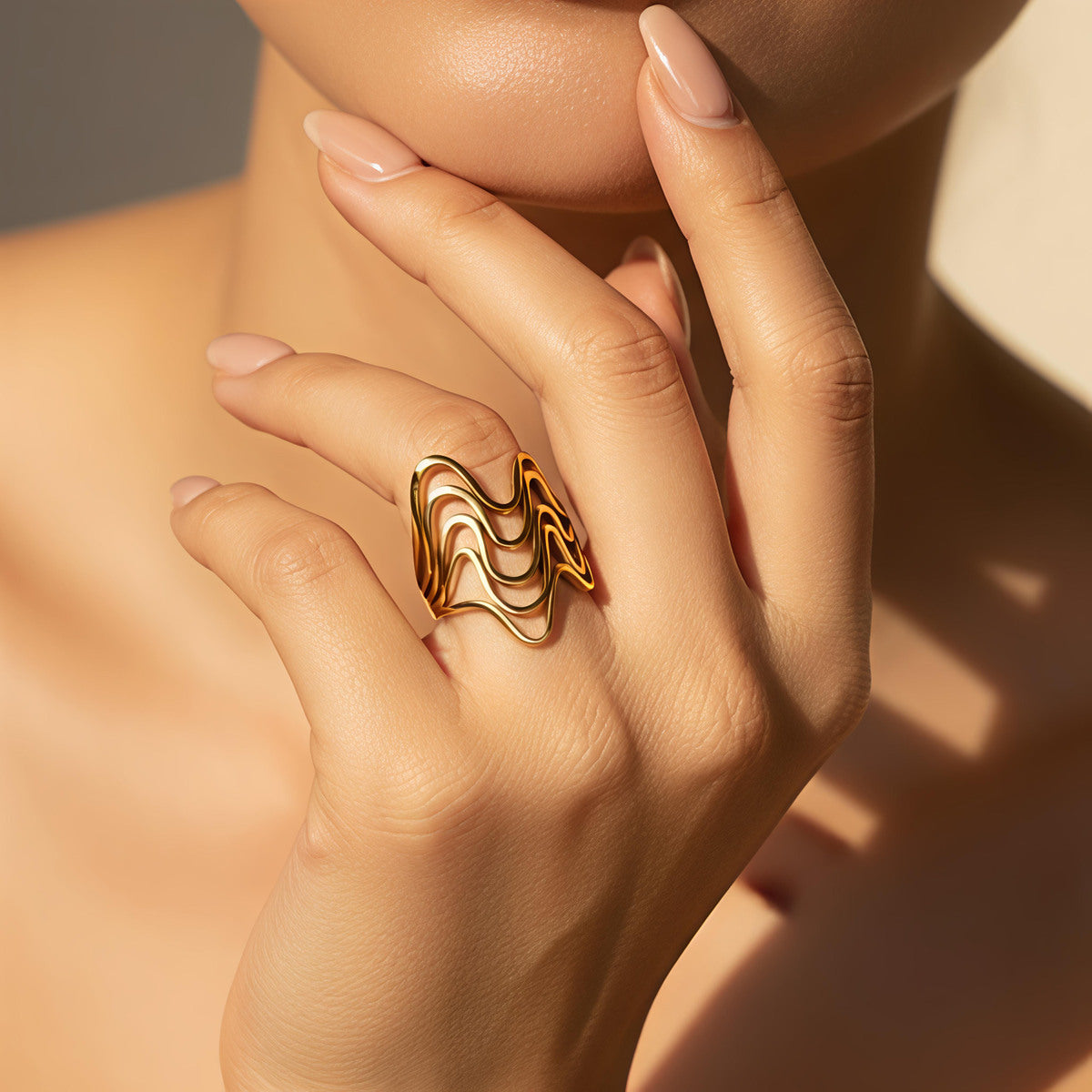 Bague " Wave  "