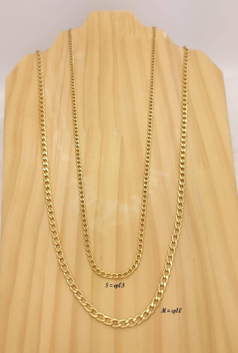 Collier acier maille "Rayan"