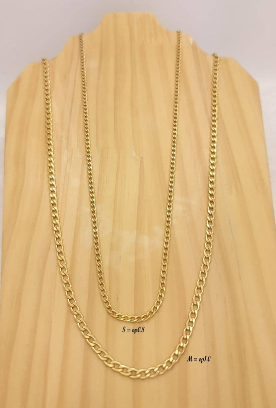 Collier acier maille "Rayan"