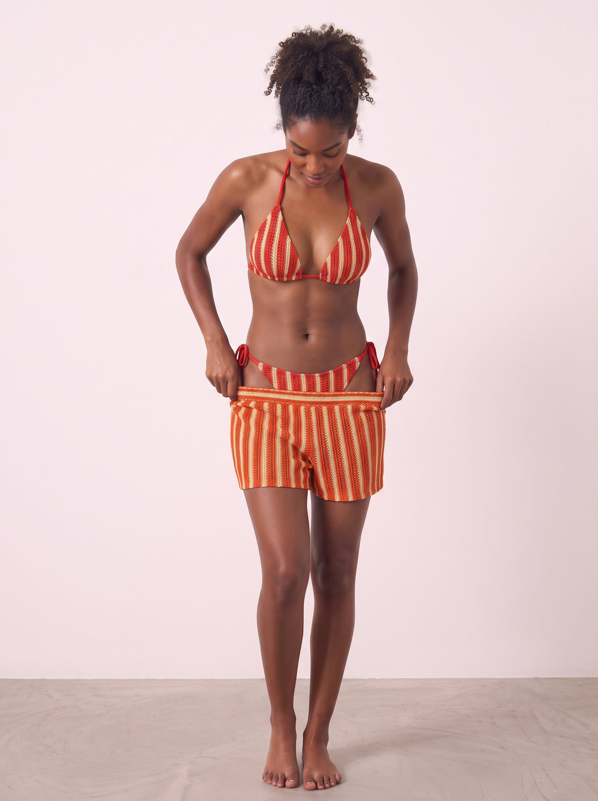 Ensemble 3 pièces en crochet