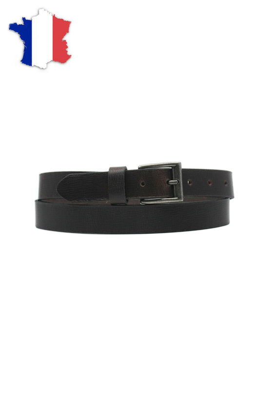 Ceinture en cuir " Marley Basics Homme " marron foncé