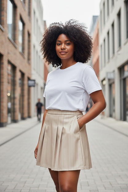 Jupe plissée " Working girl " curvy
