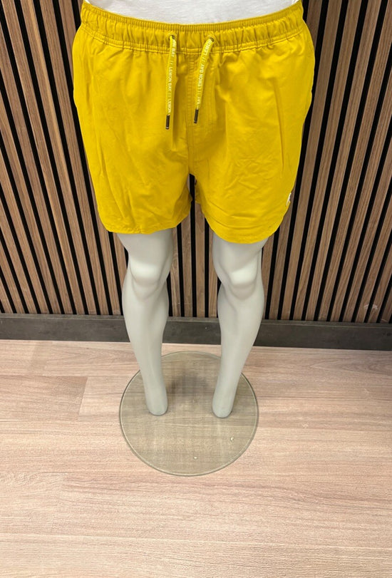 Short de bain moutarde