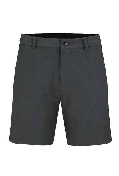 Short habillé en toile gris foncé