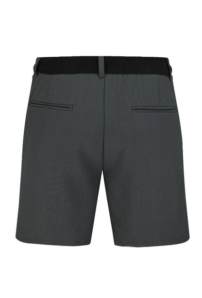 Short habillé en toile gris foncé