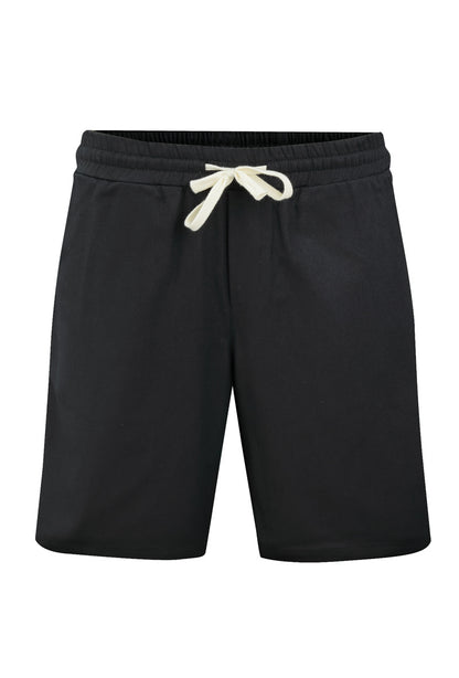 Short uni décontracté noir