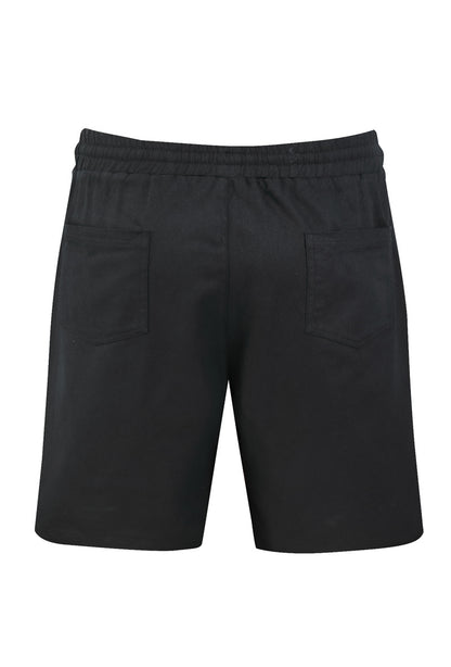 Short uni décontracté noir