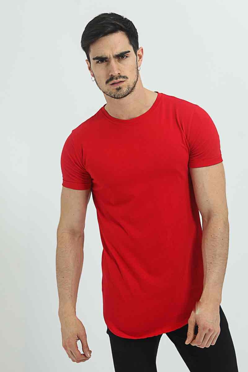 T-shirt Rouge à manches courtes